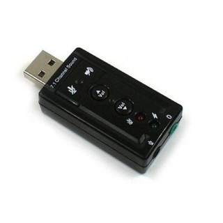 Thiết bị chuyển đổi âm thanh, usb ra sound 7.1 - 3D có 2 lỗ