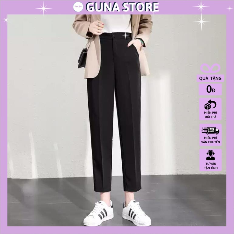 Quân âu, quần tây dáng baggy học sinh, sinh viên lưng cao tôn dáng chất vitex mềm mại co giãn cho mọi chiều cao