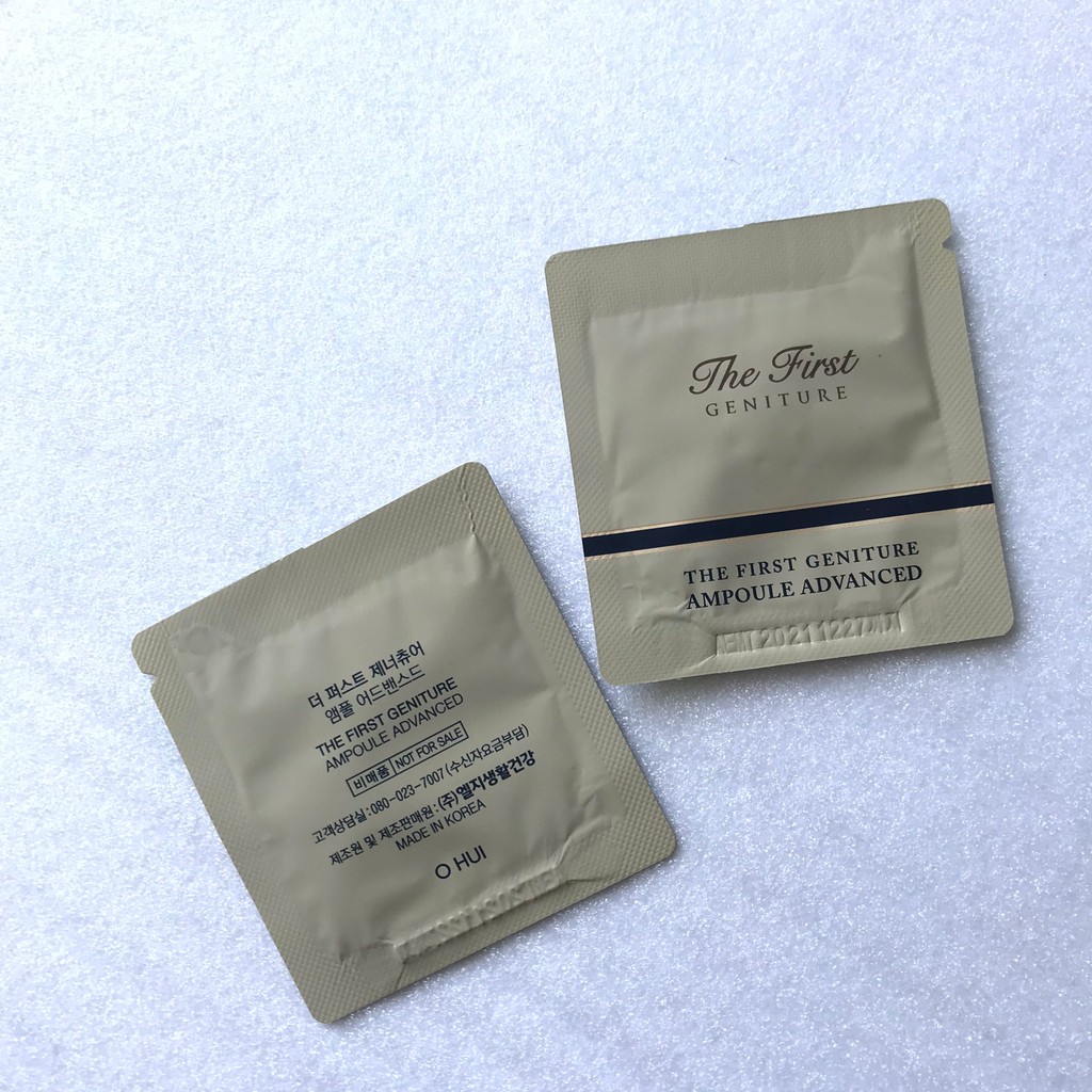 Combo 50 gói tinh chất vàng Ohui The First Geniture Ampoule Advanced