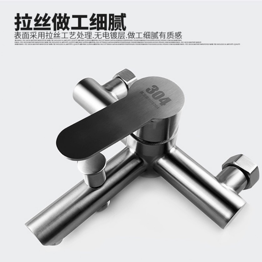 Vòi Nước Nóng Lạnh Bằng Thép Không Gỉ SUS304 Chất Lượng