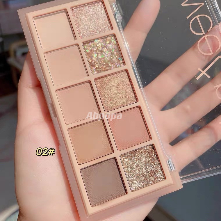 [Hàng mới về] Bảng phấn mắt Sweet Mint 10 màu sắc trang điểm thời trang | BigBuy360 - bigbuy360.vn