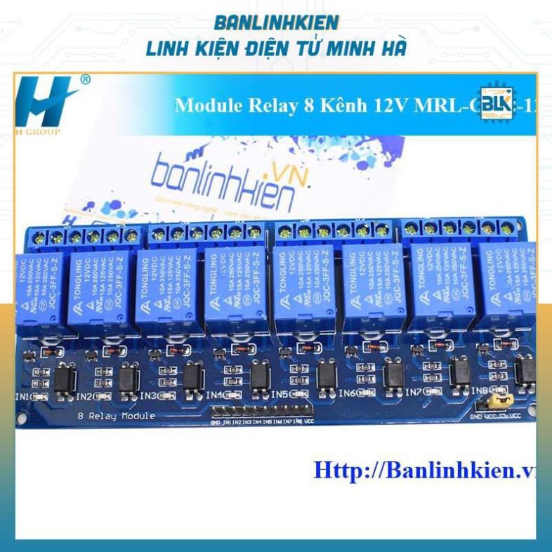 Module Relay 8 Kênh 12V MRL-CN-8-12