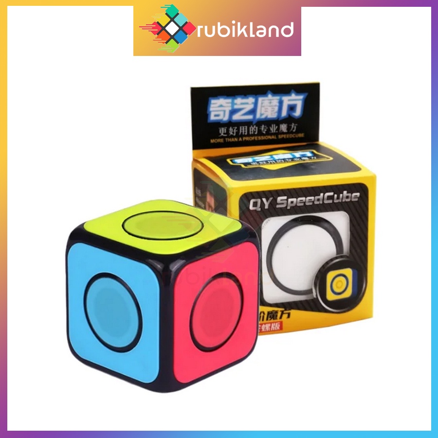 Rubik 1x1 Spinner QiYi O2 Cube Rubic Biến Thể Đồ Chơi Trí Tuệ Trẻ Em