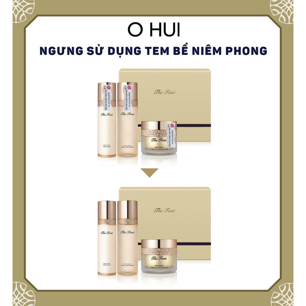 [CHÍNH HÃNG LG] Set Ohui The First Mini 3 sp, MẪU MỚI TÁCH SET, BỎ TEM VỠ -date 2023