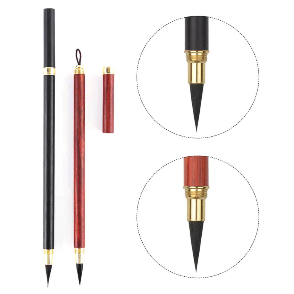 1 Cọ Vẽ Thư Pháp Bằng Gỗ Đàn Hương G9T9