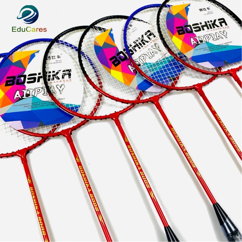 Bộ 02 vợt cầu lông Boshika sport 601 - Tặng kèm 2 quả cầu dành cho học sinh, sinh viên