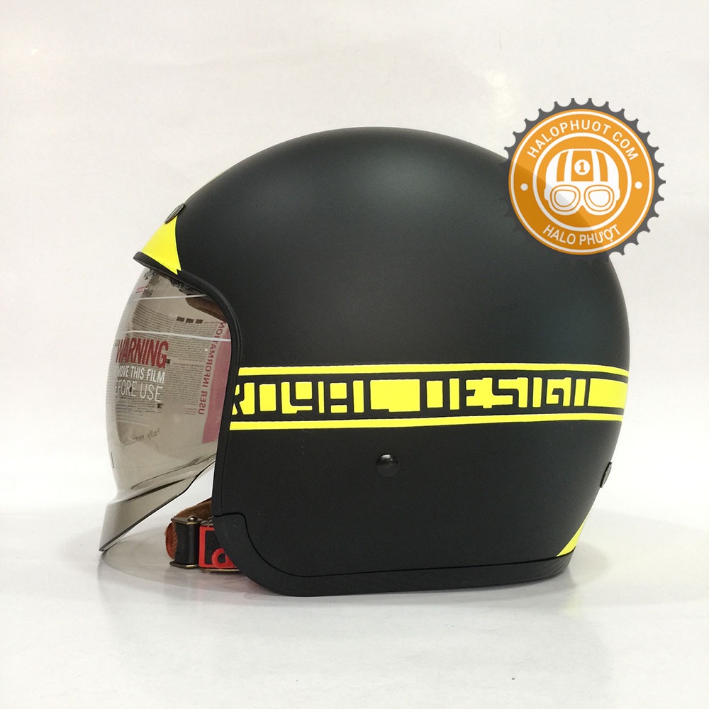 [Chính hãng] Nón bảo hiểm kính âm Royal M139 V18 Neon (tặng balo rút)