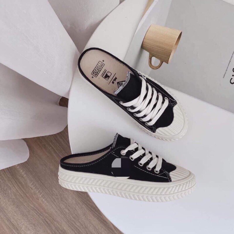 [Mã FAXANH245 giảm 10k đơn từ 50k] (Form rộng) Giày Sục Vải Thể Thao Thêu Chữ N.Y | BigBuy360 - bigbuy360.vn