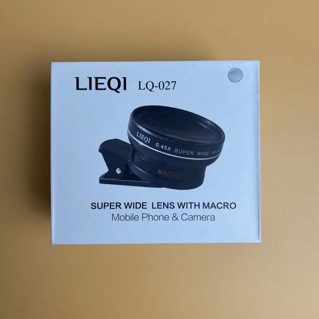 Ống Lens / ống kính điện thoại chụp siêu nét LQ 027 Macro và Wide Angle chuyên chụp sản phẩm