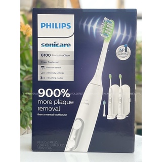 Bộ đôi bàn chải điện sóng âm Philips Sonicare ProtectiveClean 6100