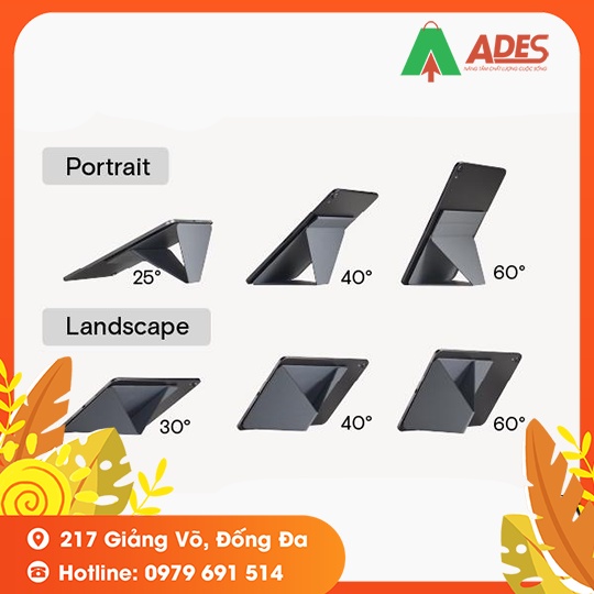 MOFT SNAP Tablet Stand Giá Đỡ Máy Tính Bảng Hít Nam Châm Màn Hình 9.7 Hàng Chính Hãng