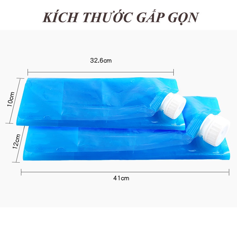 Túi đựng nước 5/10L gấp gọn được tiện dụng cho dã ngoại