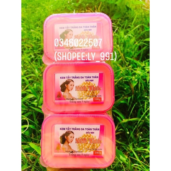 (Hàng chuẩn ) Kem body mini white hộp 100gram