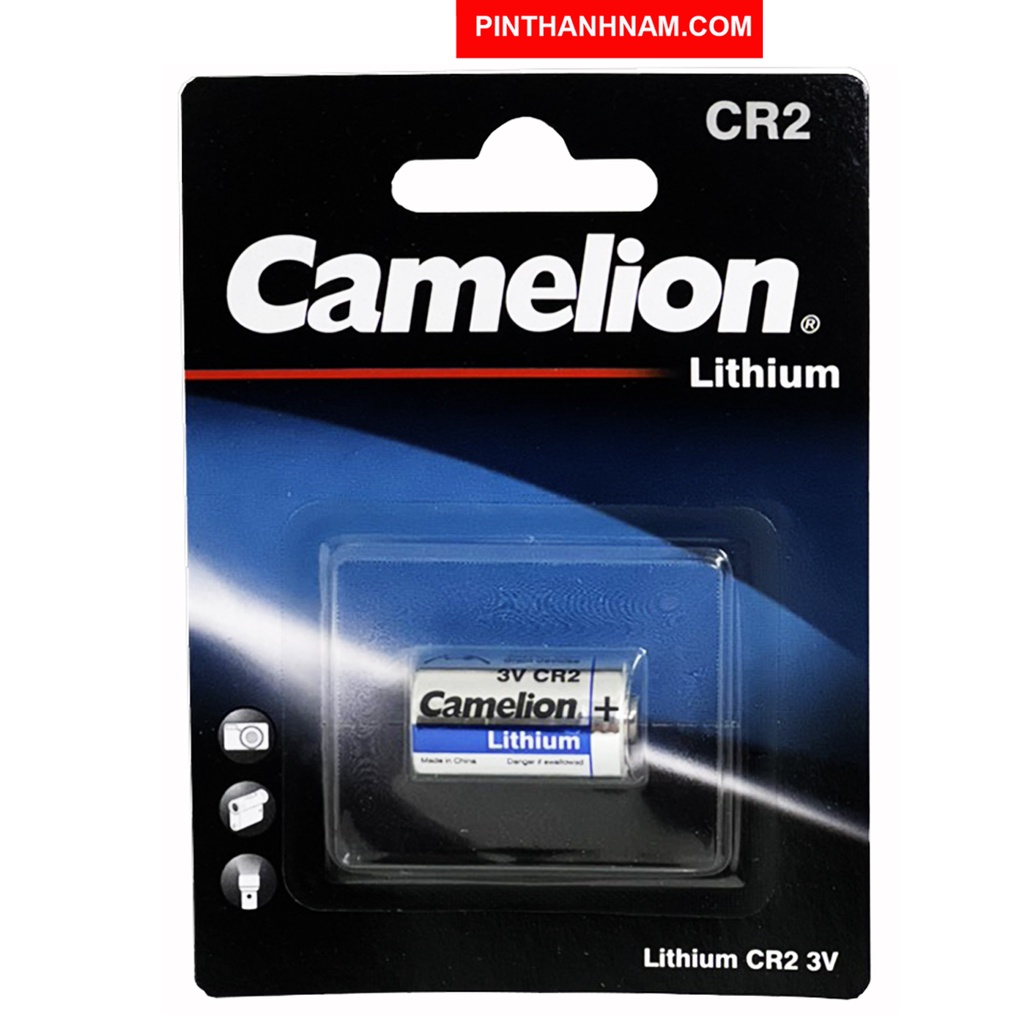 Pin CR2 Camelion lithium 3V vỉ 1 viên thay máy đo khoảng cách