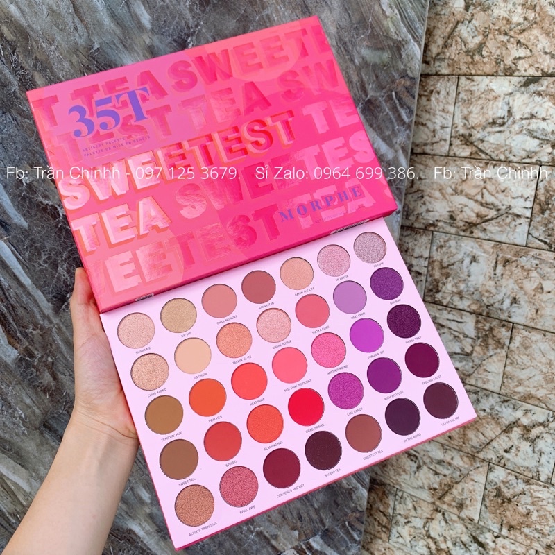 BILL US - Bảng phấn mắt Morphe 35T Sweet Tea Eyeshadow Palette