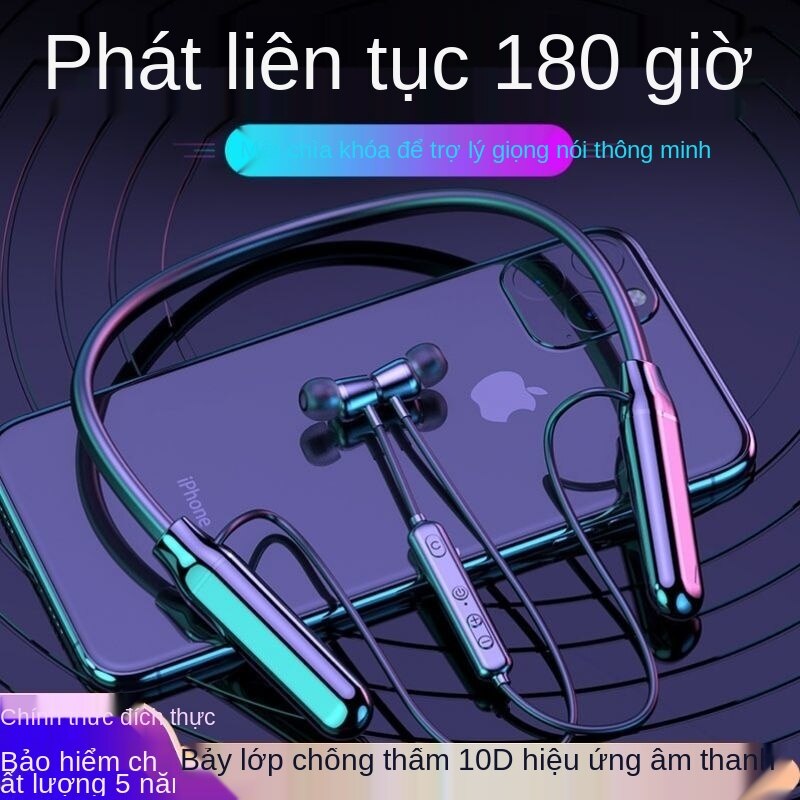 Tai Nghe Bluetooth Không Dây Đeo Cổ Tiện Dụng | BigBuy360 - bigbuy360.vn