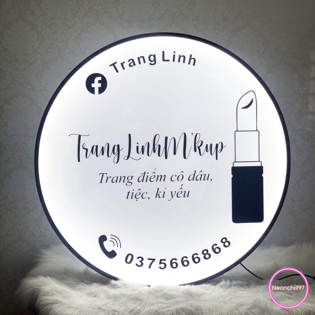 Đèn hộp quảng cáo treo tường thiết kế theo yêu cầu Neonchill97