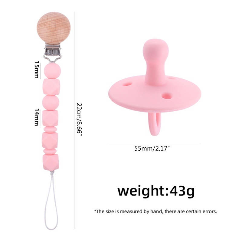 Kẹp Đồ Chơi Ngậm Mọc Răng Bằng Silicone Tiện Lợi Dành Cho Bé Gái