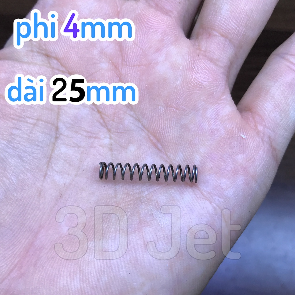 Lò Xo Thép 4mm 5mm 6mm mini nhiều kích thước, loxo đàn hồi