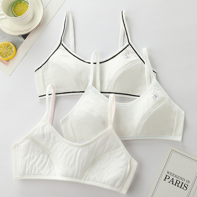 Áo Ngực cotton Không Gọng Thoải Mái Cho Bé Gái 9-12 - 16 Tuổi