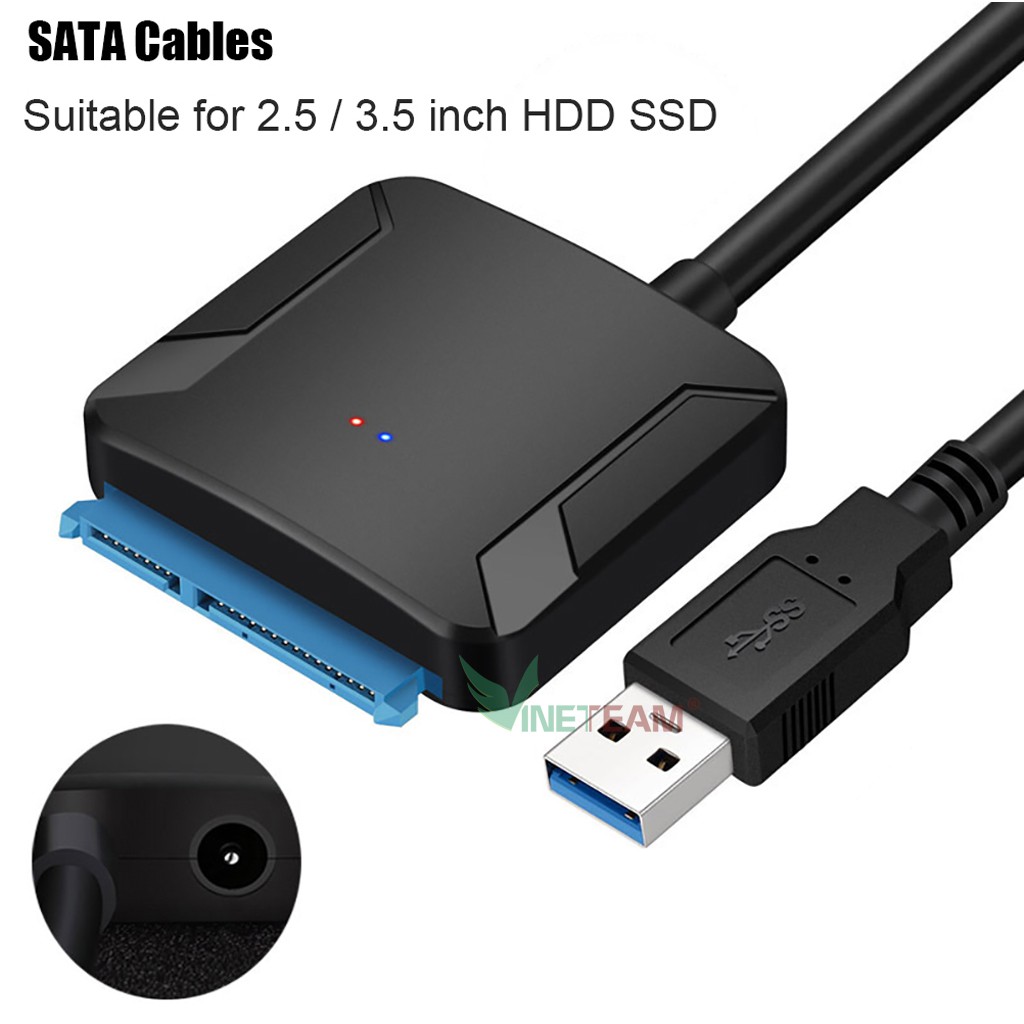 Cáp chuyển đổi ổ cứng Sata sang Usb 3.0 2.5 / 3.5 Hdd Ssd chất lượng cao -dc4609