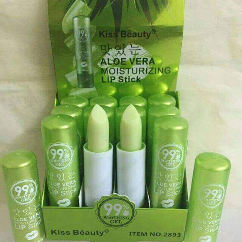 (hàng Mới Về) Son Dưỡng Môi Chiết Xuất 99% Lô Hội Kiss Beauty | BigBuy360 - bigbuy360.vn