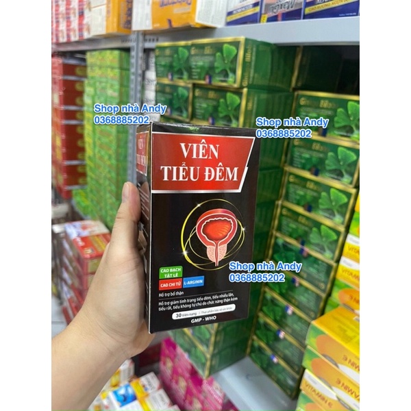 Viên tiểu đêm - Hỗ trợ bổ thận, giảm tiểu đêm Hộp 30 viên
