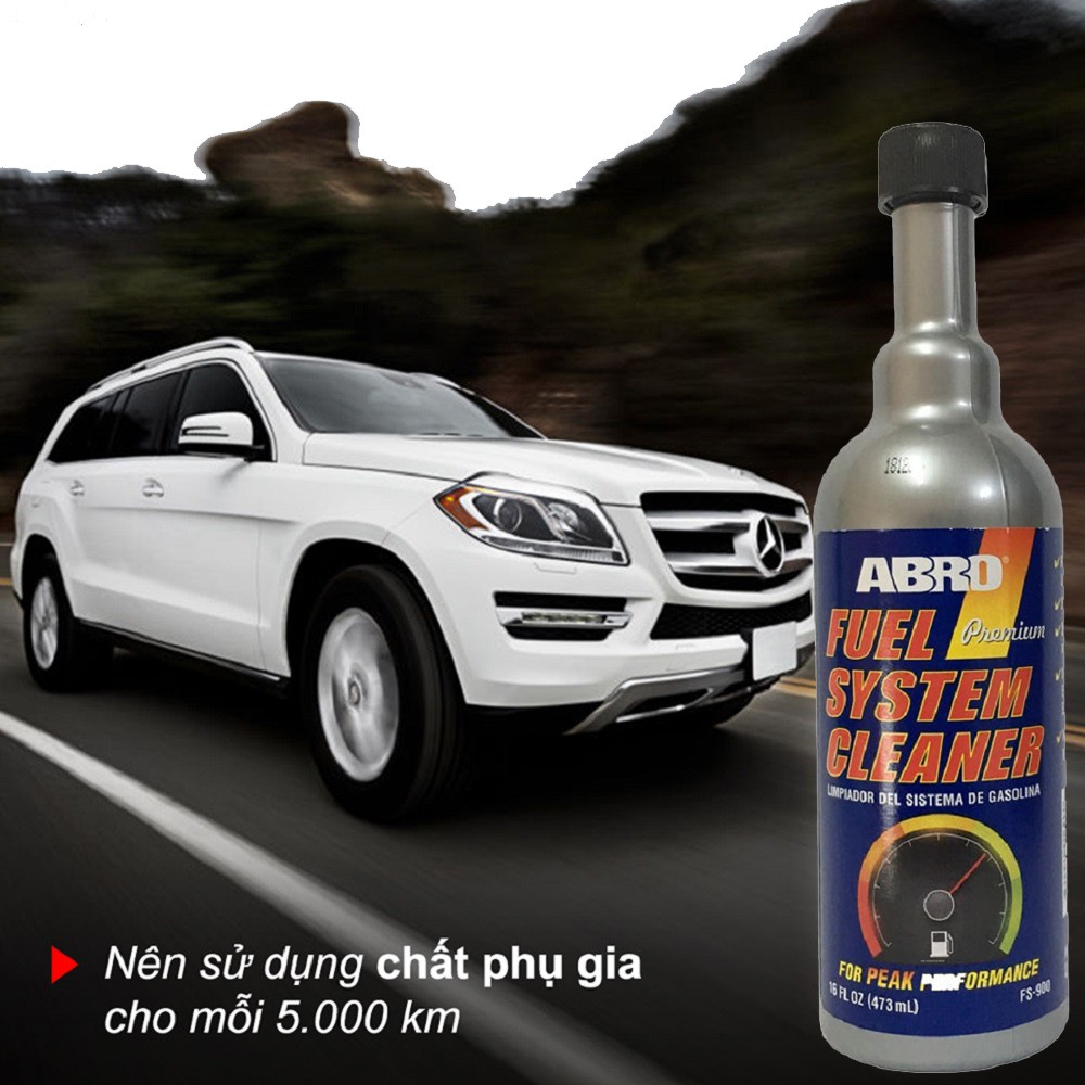 [PHỤ GIA SÚC BÉC XĂNG NHẬP MỸ] ABRO FUEL SYSTEM CLEANER 473ml