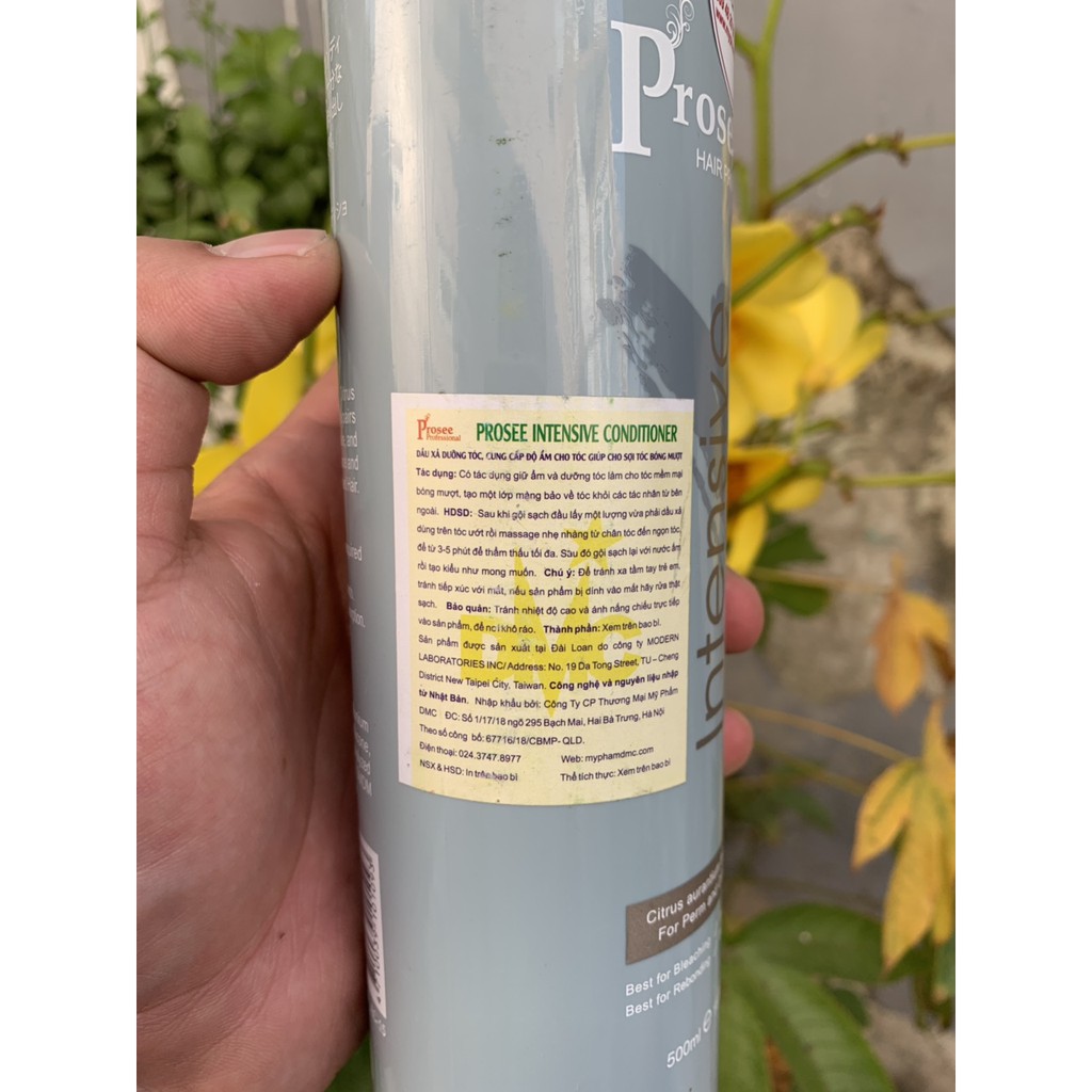 Dầu xả pH siêu phục hồi tóc hư tổn, khô xơ Prosee Intensive Conditioner 500ml, 1000ml