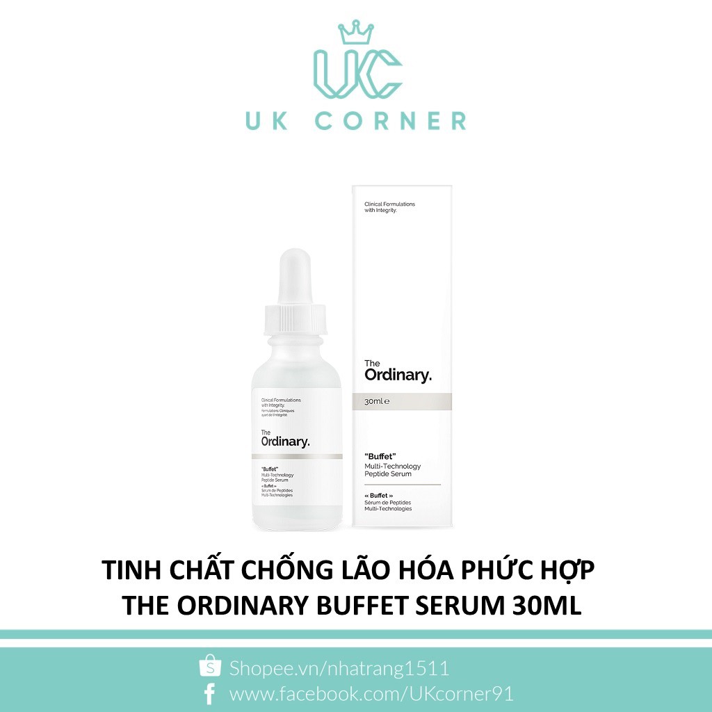 [Serum] Tinh chất chống lão hóa phức hợp The Ordinary Buffet 30ml/60ml + Copper peptides 1% 30ml | BigBuy360 - bigbuy360.vn