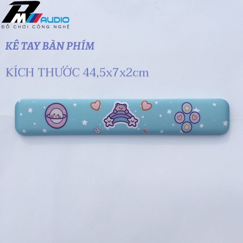 Miếng Đệm Kê Cổ Tay Bàn Phím Máy Tính Laptop Chất Liệu Silicon Cao Cấp Chống Đau Mỏi Khi Làm Việc Văn Phòng Chơi Game