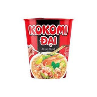 Mì Kokomi đại tôm chua cay cốc nhựa ( bán cả thùng 65gr x 24 cốc )