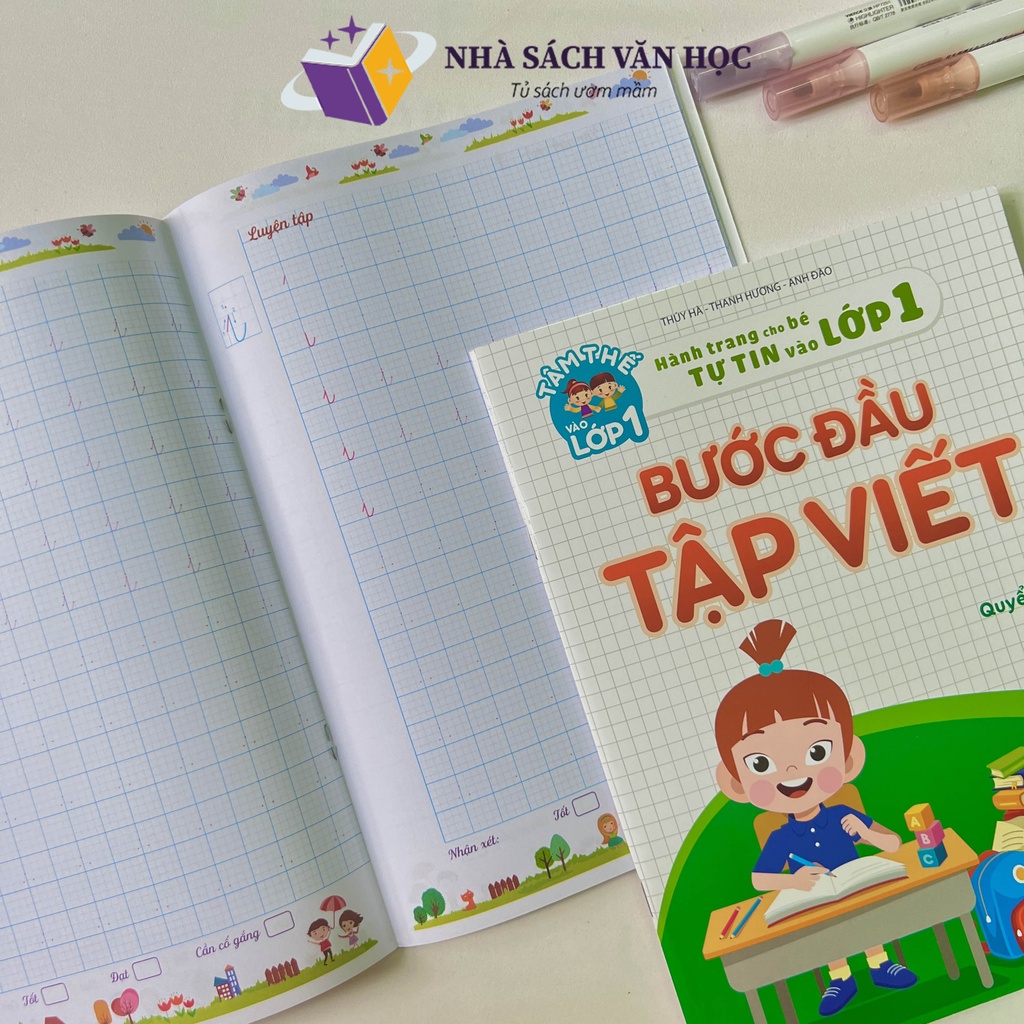 Sách - Bước Đầu Tập Viết - Combo 2 Quyển - Hành Trang Cho Bé Tự Tin Vào Lớp 1