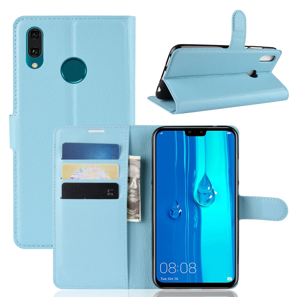 Bao da có nắp lật kiểu sang trọng cho điện thoại Huawei Y5 Y6 Y7 Y9 Pro 2019