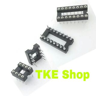 Đế ic chân cắm đồng lỗ tròn 8 và 16 chân