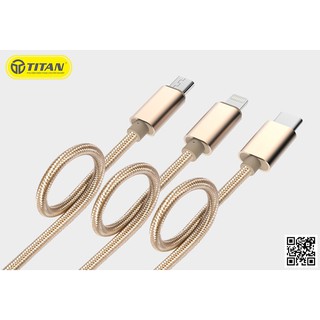 Cáp 3 Đầu Chân Lightning & Micro & TypeC HOCO - X2