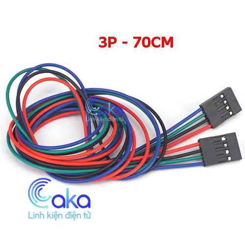 Dây nối dài cho động cơ servo 3P 70cm, máy in 3D