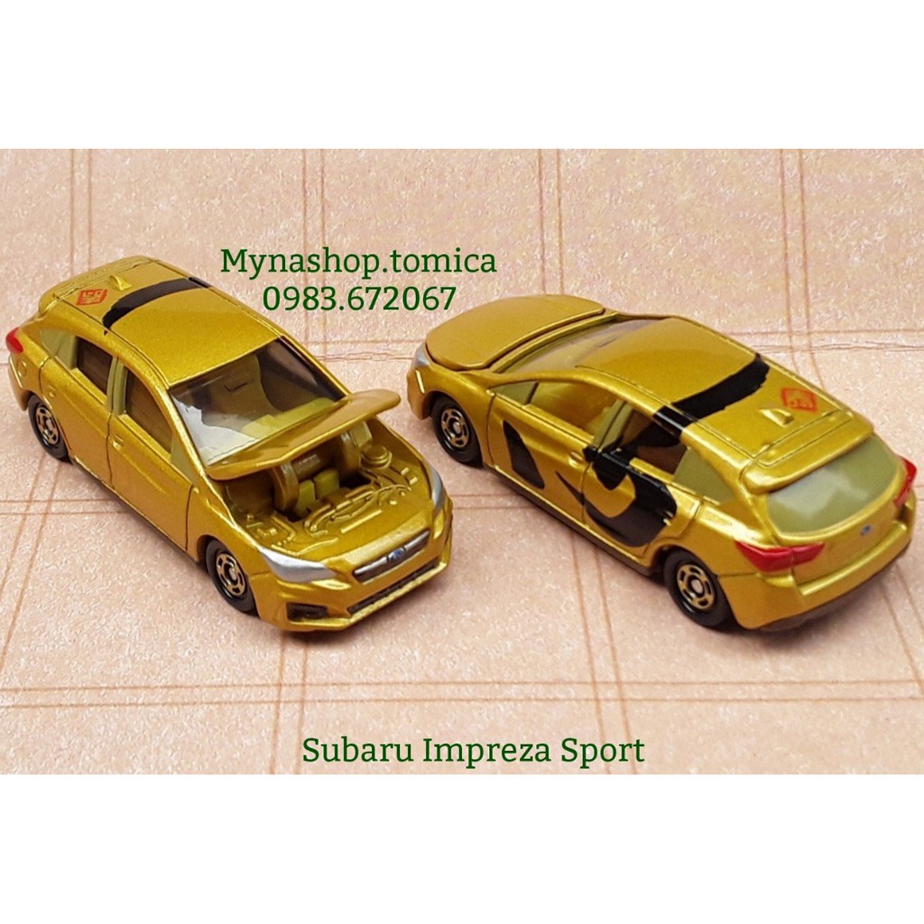 Xe mô hình tĩnh tomica không hộp - Subaru Impreza Sport - xe mở được cửa trước