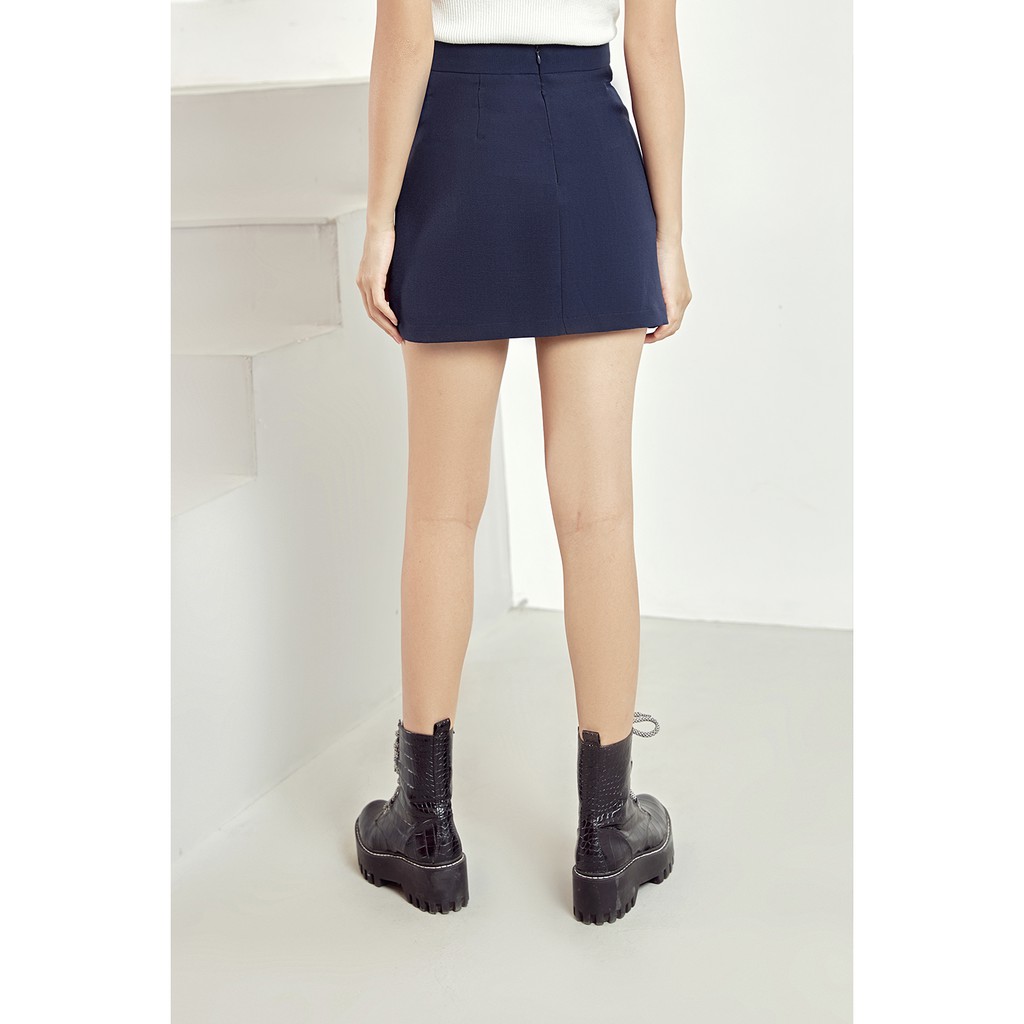 Chân váy ngắn nữ 92WEAR dáng chữ A hàn quốc tenis trơn vintage ulzzang cạp cao xòe đẹp cao cấp JAW0412 | BigBuy360 - bigbuy360.vn