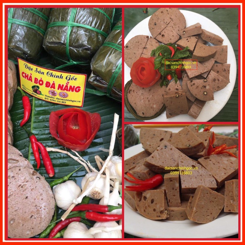 Chả bò  FREESHIP  Chả bò Đà Nẵng tươi ngon 500gr (hình ảnh thật)