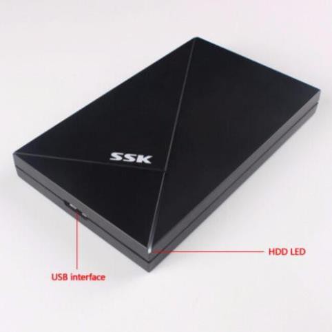 Xả Kho giá sốc Box 2.5 SSK Orico _WD USB 3.0 hộp đựng ổ cứng di động HDD | BigBuy360 - bigbuy360.vn