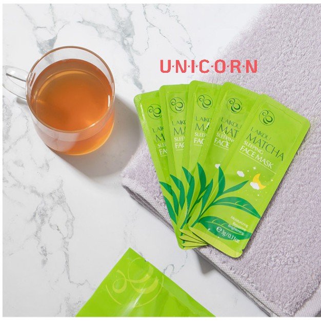 Combo 4 miếng Mặt Nạ Ngủ Trà Xanh / Hoa Đào Laikou | BigBuy360 - bigbuy360.vn