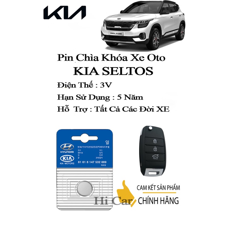 Pin chìa khóa ô tô KIA Seltos chính hãng Panasonic