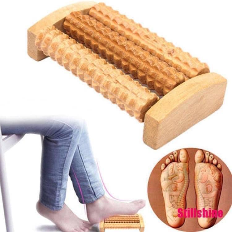 Massage chân bằng gỗ bấm huyệt kích thích hiệu quả