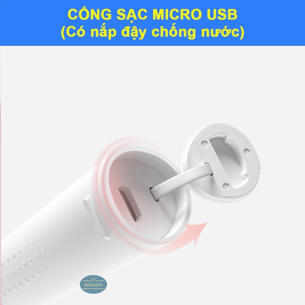 Bàn Chải Điện Xiaomi Mijia T100 - Bàn Chải Đánh Răng Điện Rung Sóng Ấm