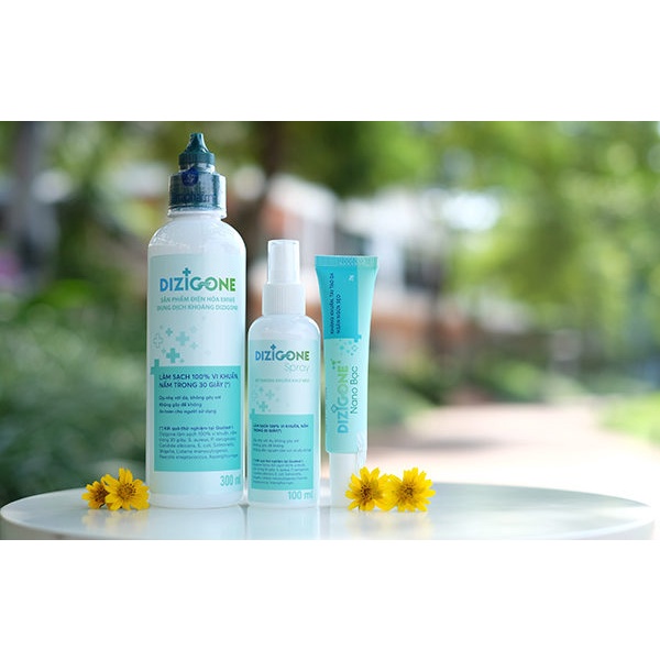COMBO - Bộ 3 Sản Phẩm DIZIGONE -  Sát Khuẩn, Khử Khuẩn, Lành Vết Thương Tái Tạo Da Ngừa Sẹo 🎉 Cobo_Pharmacy