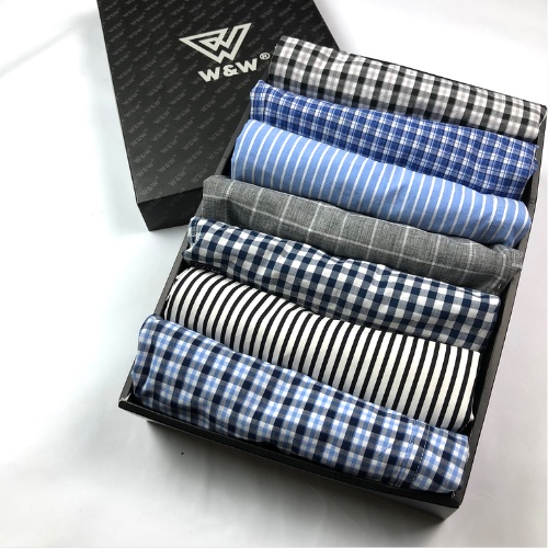 Quần Đùi Ngủ Mặc Nhà Nam W&amp;W Cạp Chun, Chất Liệu Cotton Nhẹ Mát, Thấm Hút Mồ Hôi Không Bai Xù SHORT03