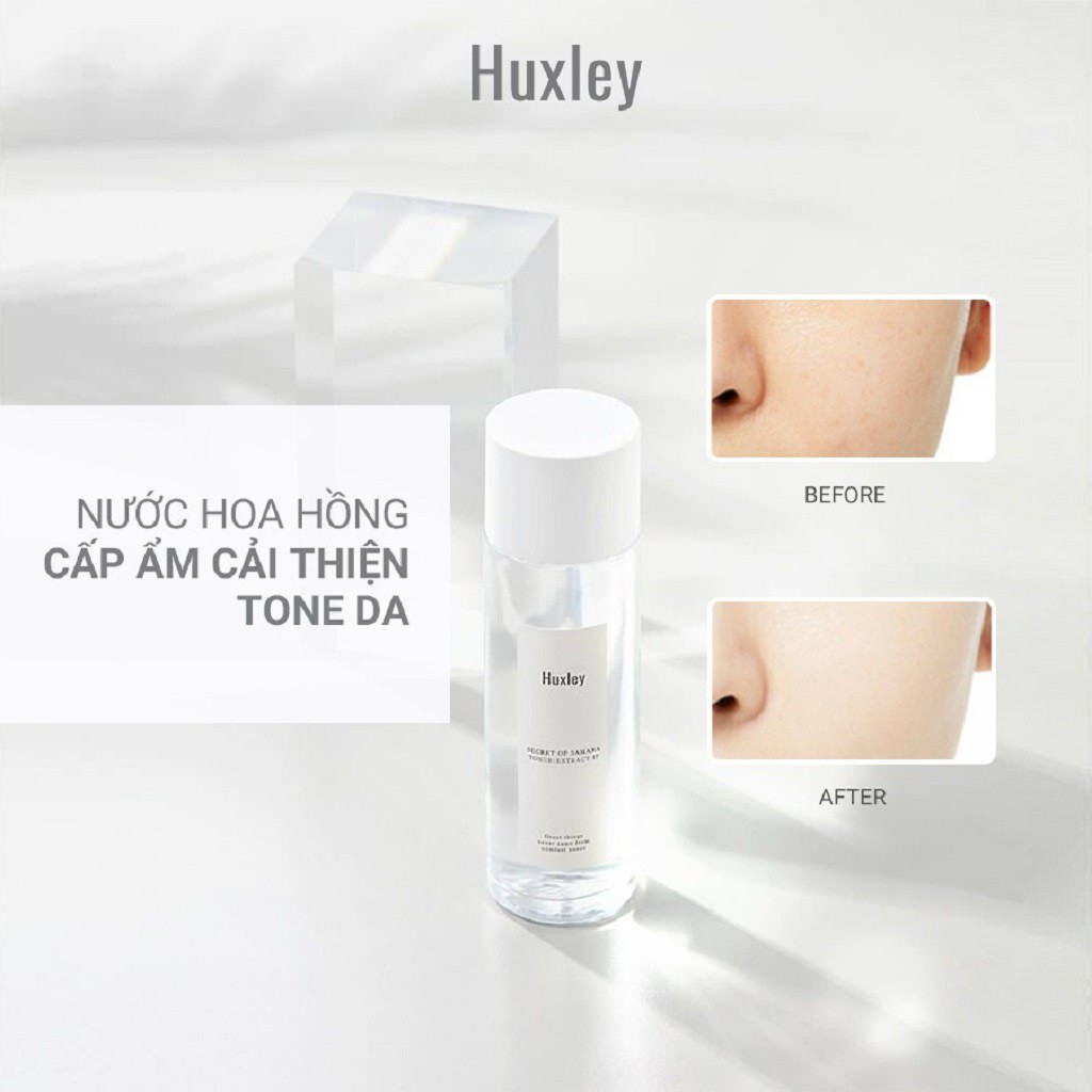 [Mã COSGLORIAT3 -8% đơn 250K] Nước Hoa Hồng Huxley Toner Extract It Chiết Xuất Xương Rồng 120ml