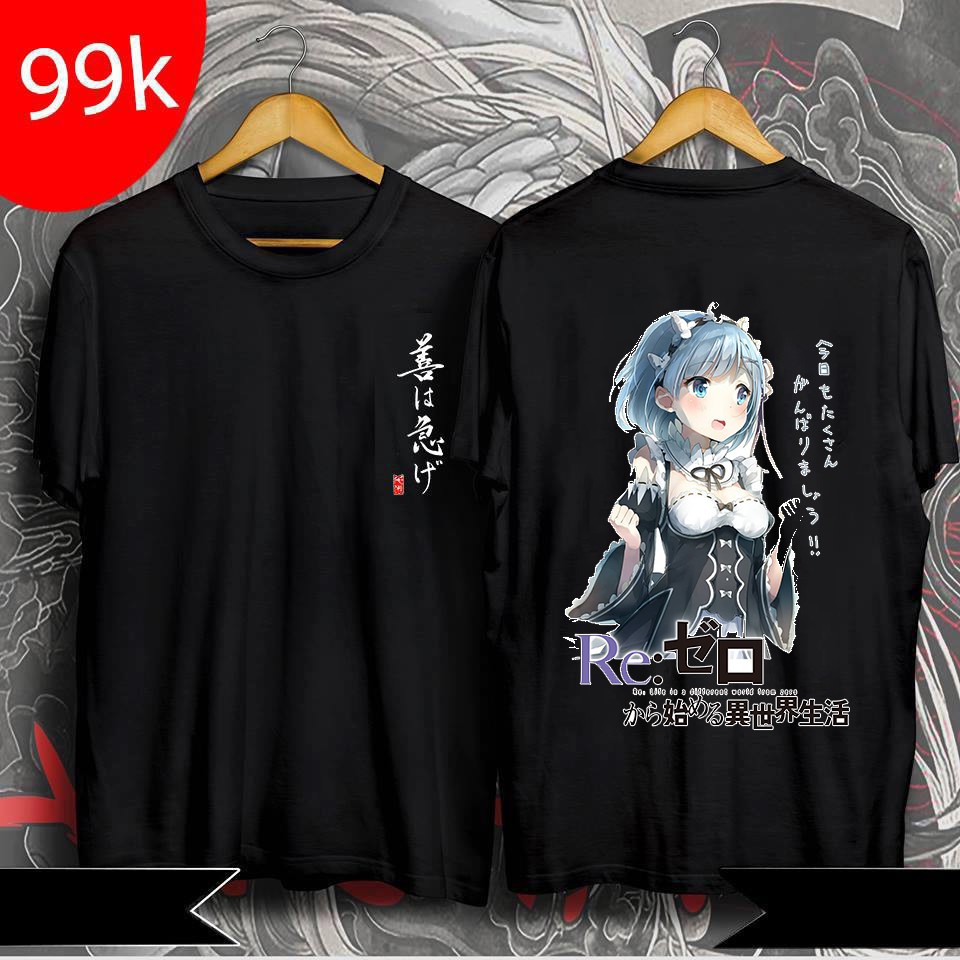 Áo Rem Ram - áoin hình Re:zero được yêu thích, cực đẹp cực ngầu giá tận xưởng
