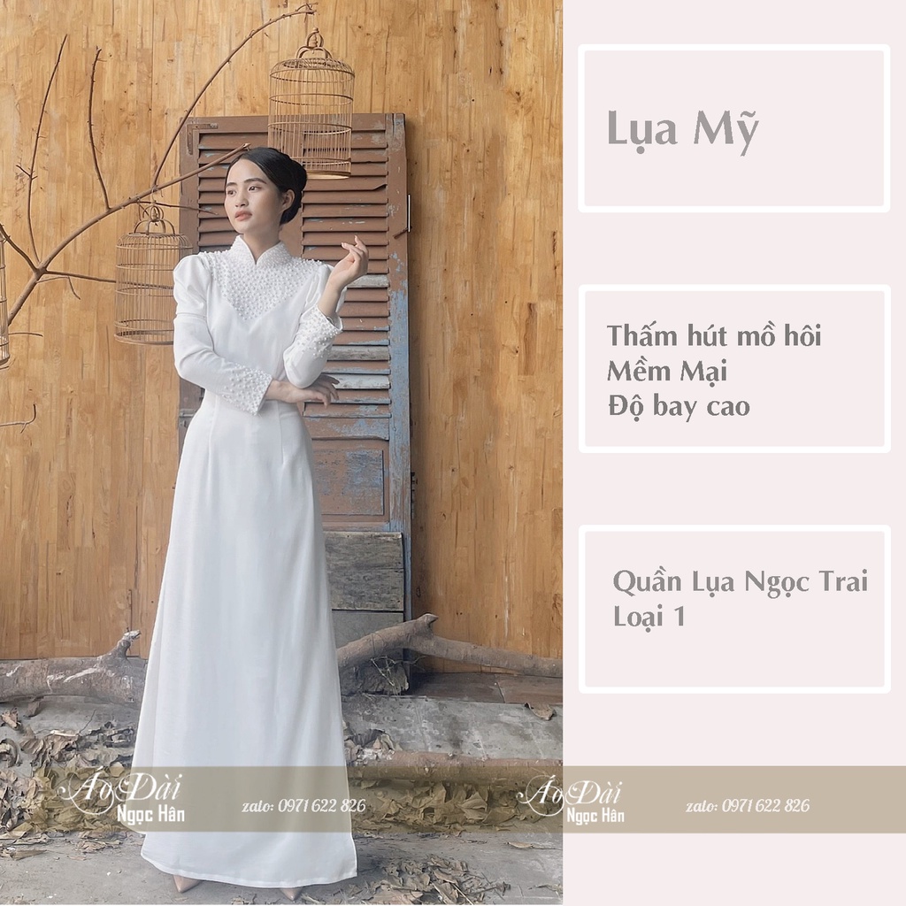 Áo Dài Cô Dâu Cưới Hỏi AD01